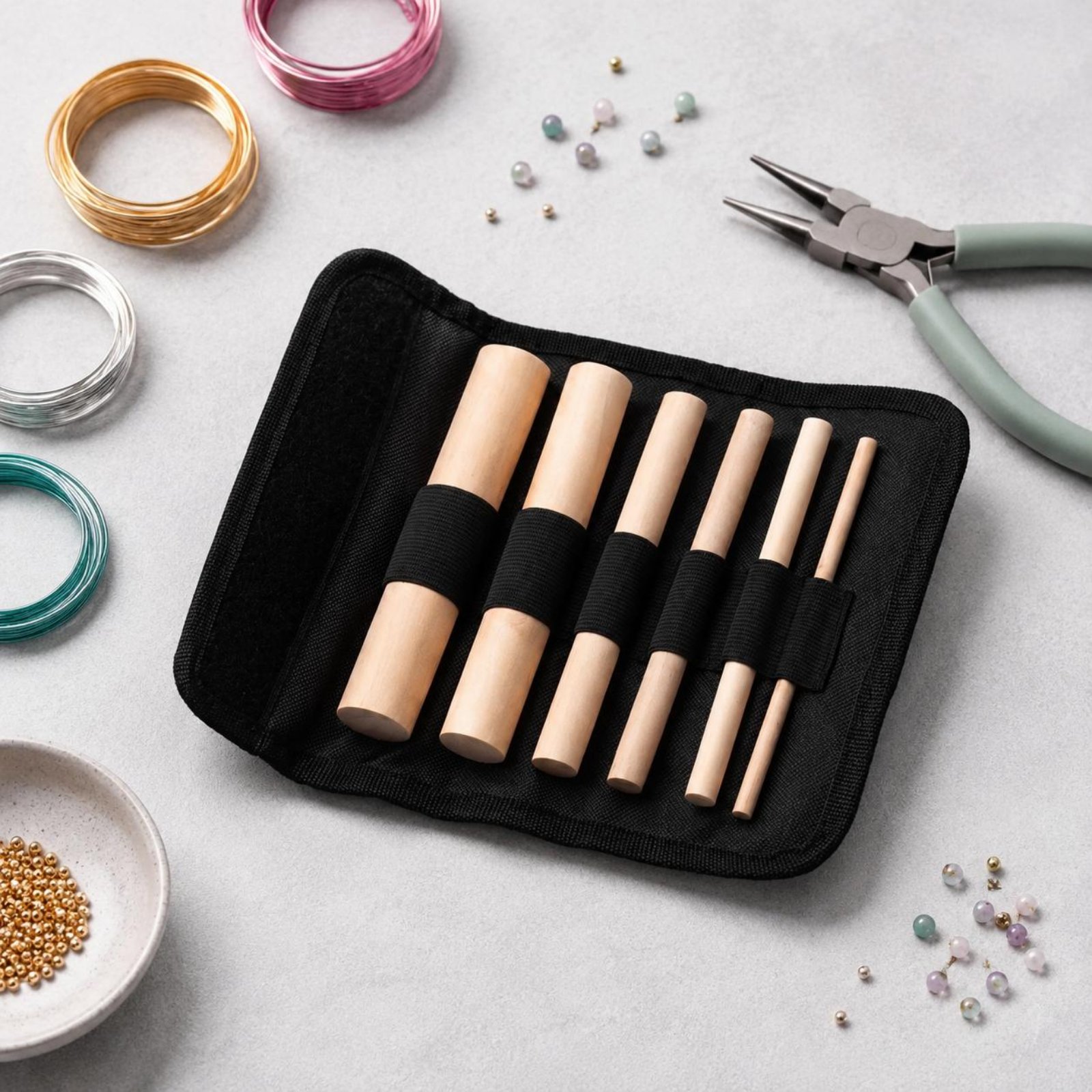 6 Pieces Wire Wrapping Mandrel - Jewelry Making Kits recension och pris