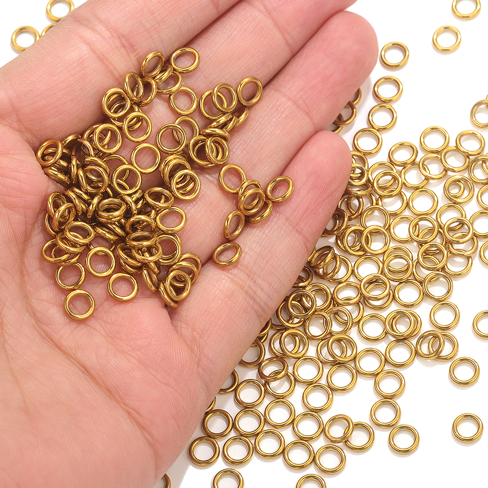 50pcs Stainless Steel O Ring G - Jewelry Making Kit For Beginners recension och pris
