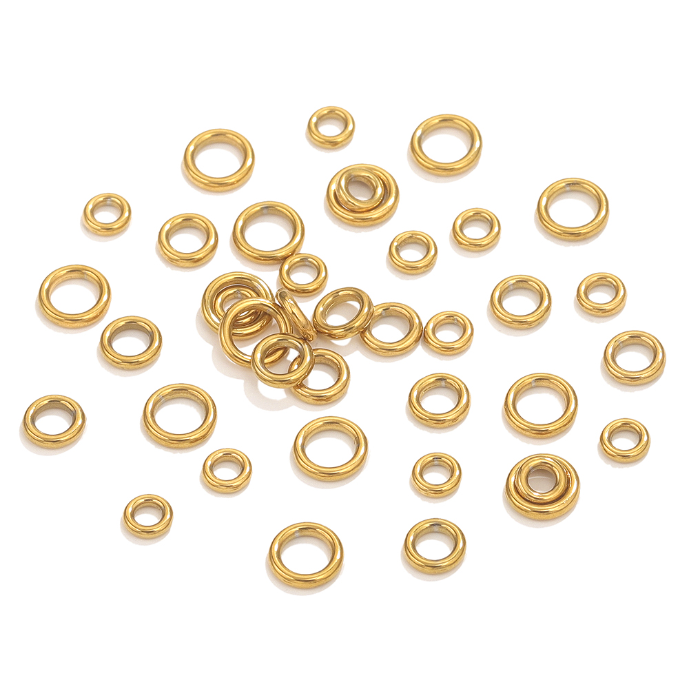 50pcs Stainless Steel O Ring G - Jewelry Making Kit For Beginners recension och pris