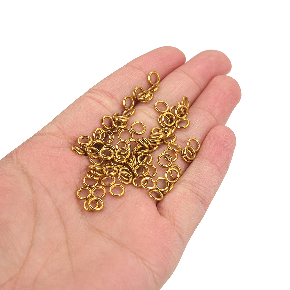 50pcs Stainless Steel O Ring G - Jewelry Making Kit For Beginners recension och pris