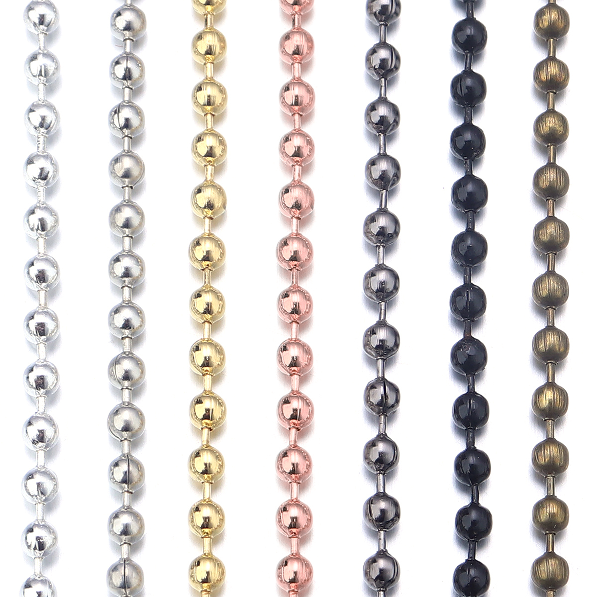 10yards/roll 1.5/2/2.4mm Metal - Jewelry Making Materials Wholesale recension och pris