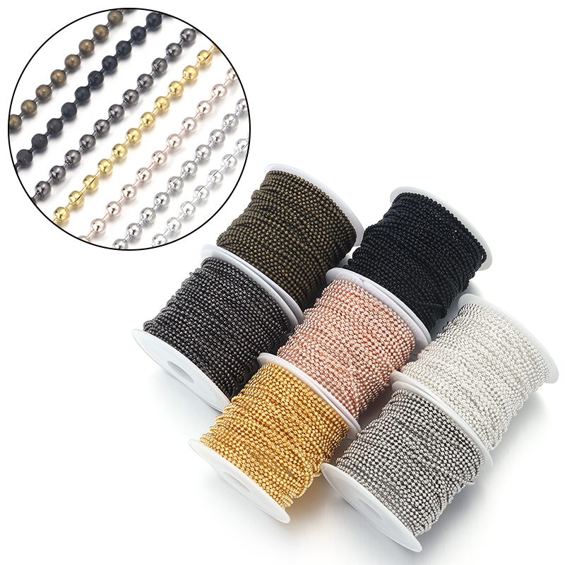 10yards/roll 1.5/2/2.4mm Metal - Jewelry Making Materials Wholesale recension och pris