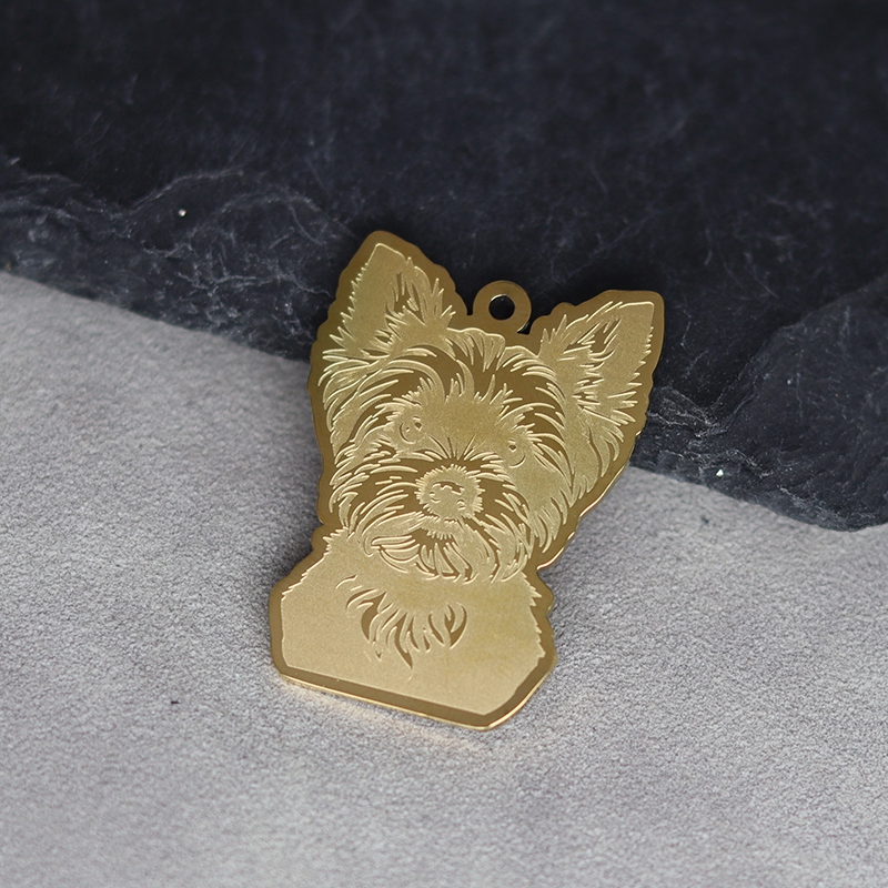 2pcs Yorkshire Terrier Charm F - Jewelry Making Yorkshire recension och pris