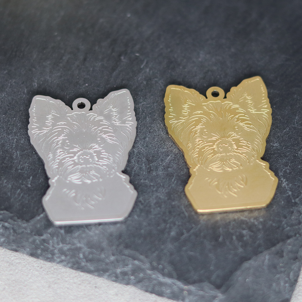 2pcs Yorkshire Terrier Charm F - Jewelry Making Yorkshire recension och pris