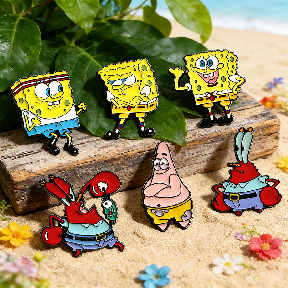 6 Pcs SpongeBob SquarePants An - Jewelry Making Kits recension och pris