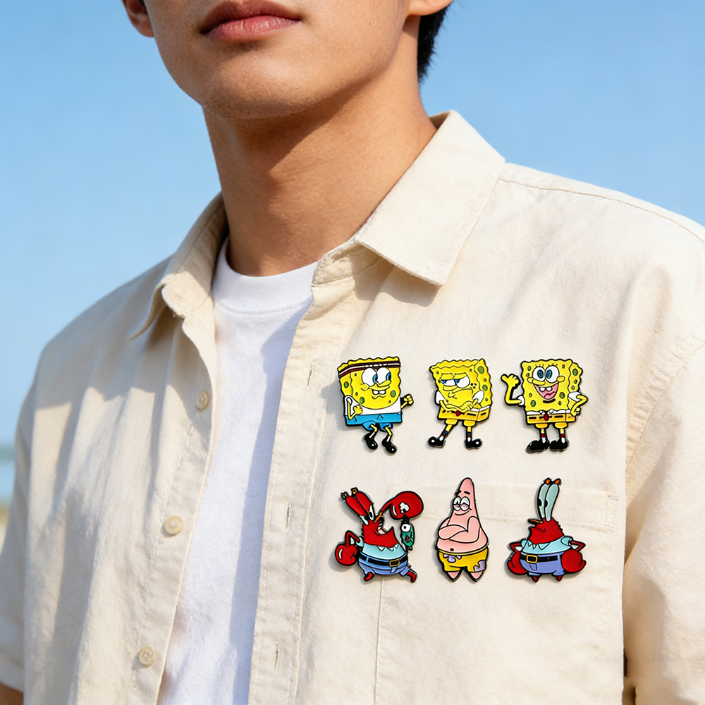 6 Pcs SpongeBob SquarePants An - Jewelry Making Kits recension och pris