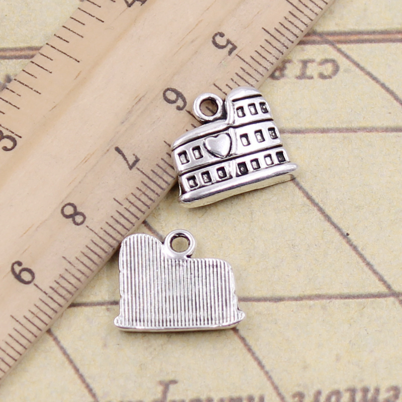 20pcs Charms Roman Colosseum R - Jewelry Making Rome recension och pris