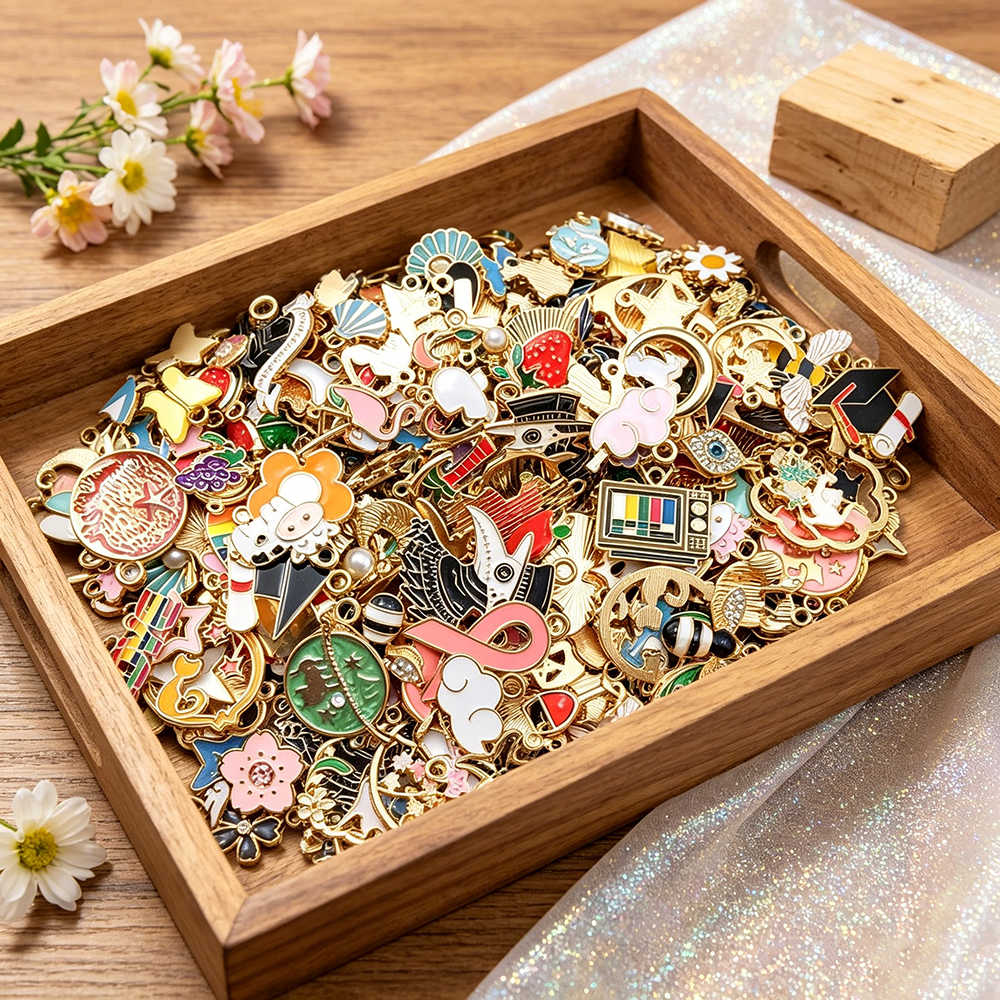 Cute Animal & Monster Enamel B - Jewelry Making Kits recension och pris