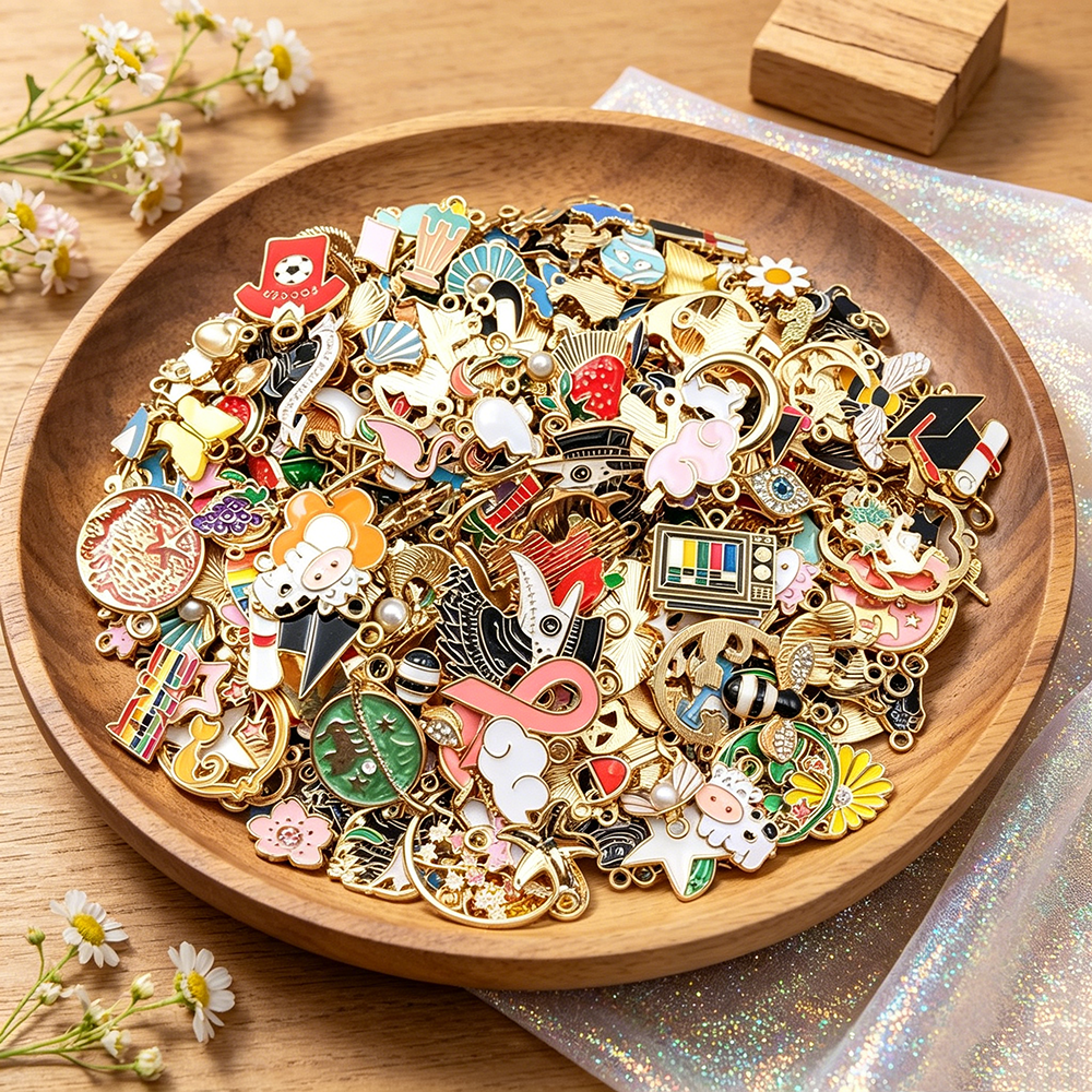 Cute Animal & Monster Enamel B - Jewelry Making Kits recension och pris