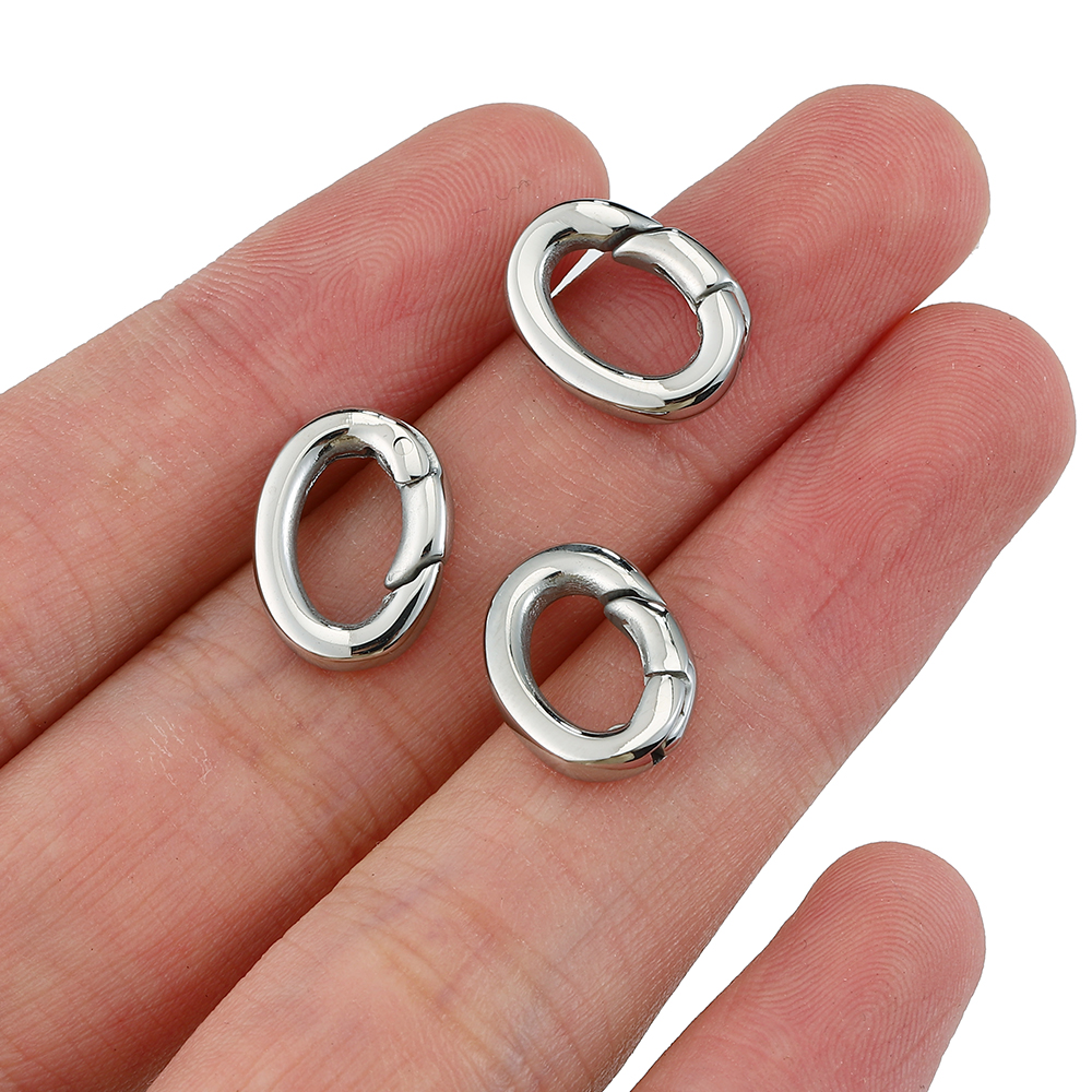 2pcs/1pc Stainless Steel Sprin - Jewelry Making Kit For Beginners recension och pris