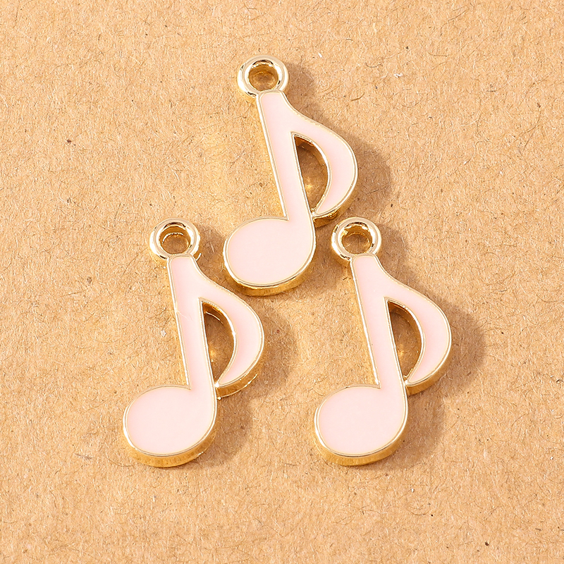 10pcs Lovely Enamel Music Note - Jewelry Making Notes recension och pris