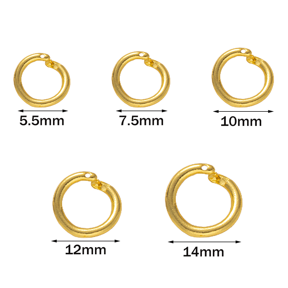 10pcs 18K Gold Plated Brass Lo - Jewelry Making Kit For Beginners recension och pris