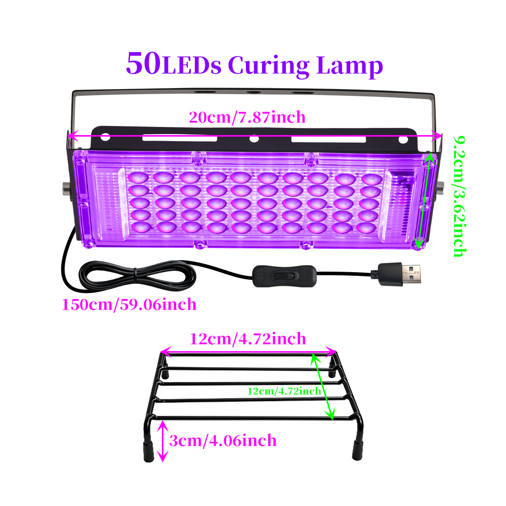 50 LED UV Resin Curing Lamp |  - Jewelry Making Dc recension och pris