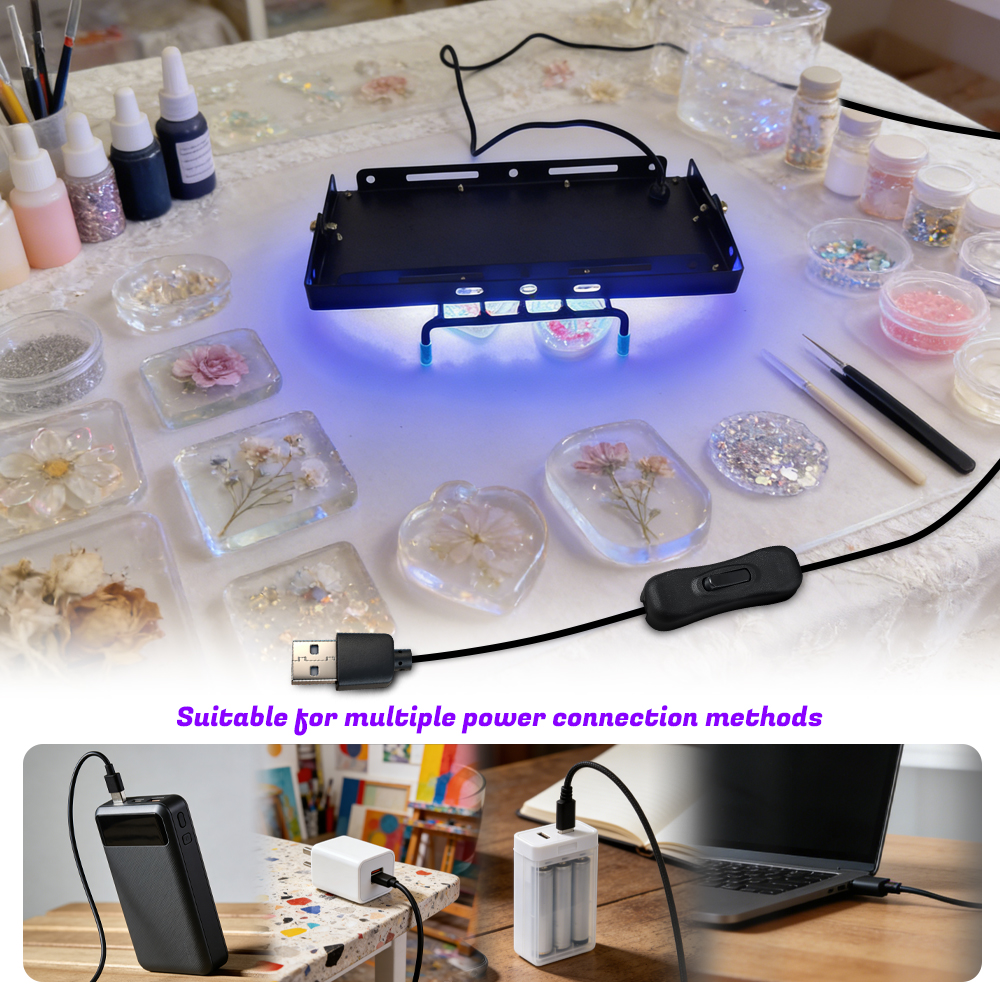 50 LED UV Resin Curing Lamp |  - Jewelry Making Dc recension och pris