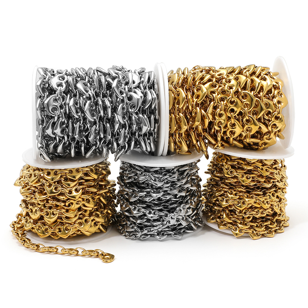 1 Meter Stainless Steel Heart  - Jewelry Making Materials Wholesale recension och pris