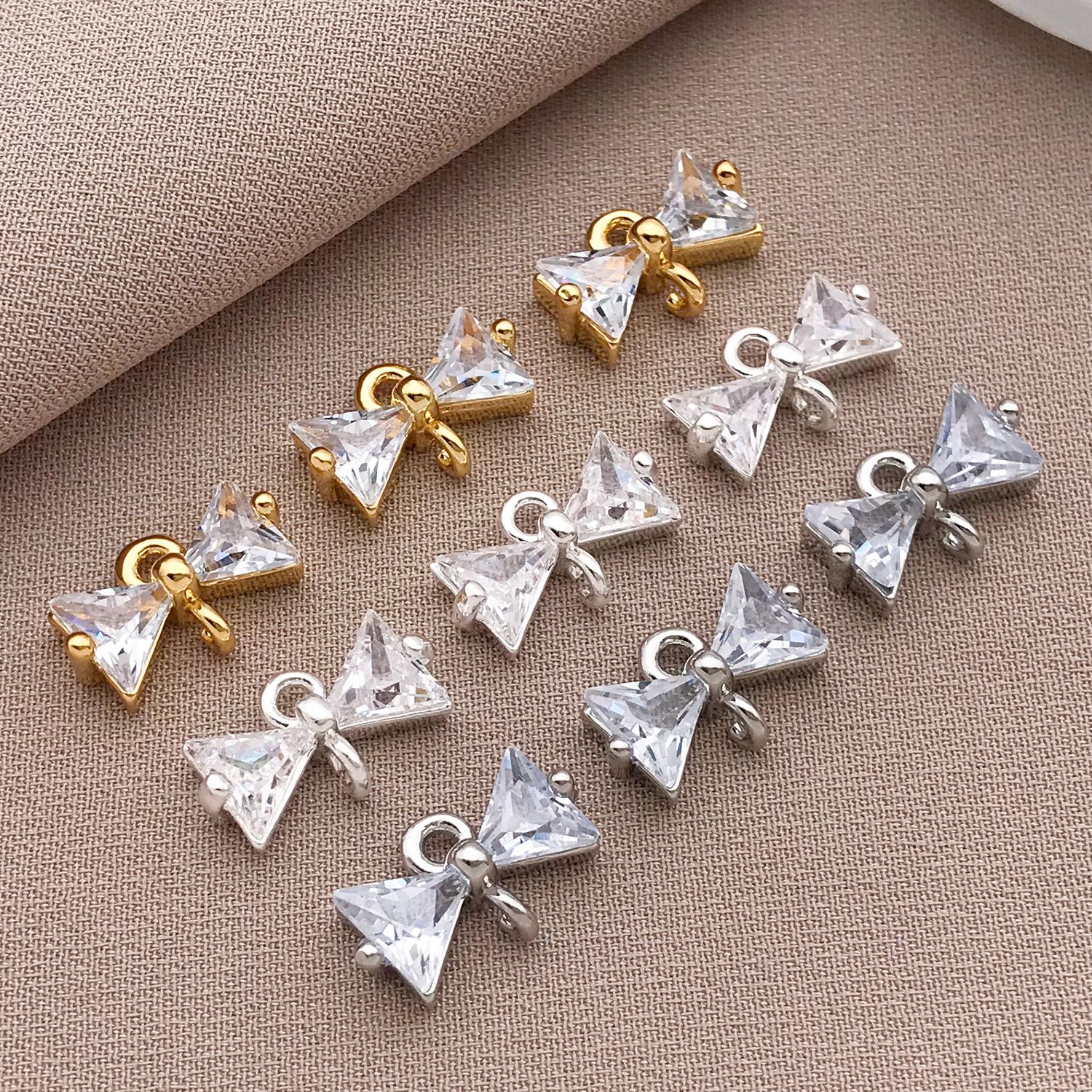 2/4/6pcs Wholesale 18k Gold Pl - Jewelry Making Materials Wholesale recension och pris