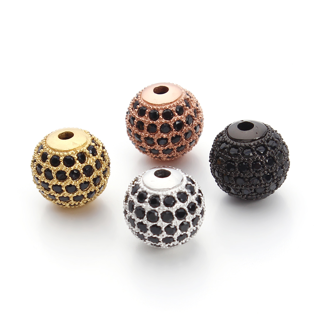 DC  2pcs/lot Copper Inlaid Zir - Jewelry Making Dc recension och pris