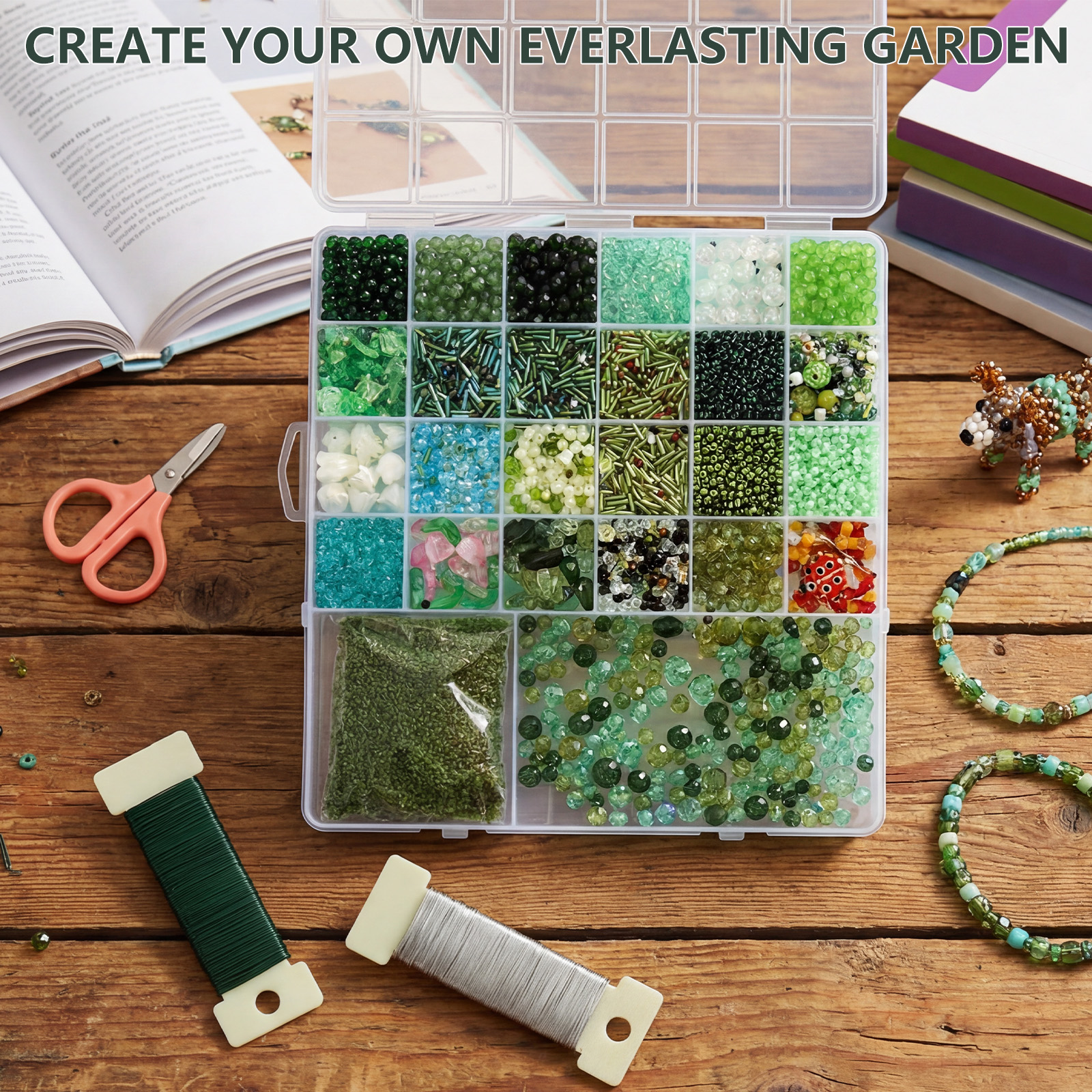 Beaded Plant Kit with Artifici - Jewelry Making Videos Tutorials recension och pris