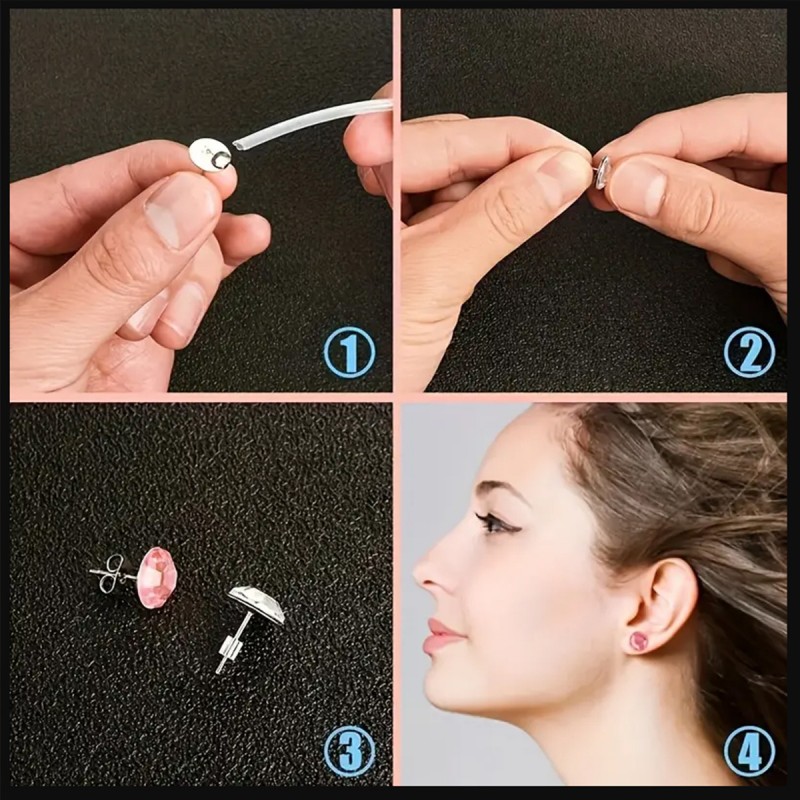 1 Set Box Ear Hook Single Loop - Jewelry Making Materials Wholesale recension och pris