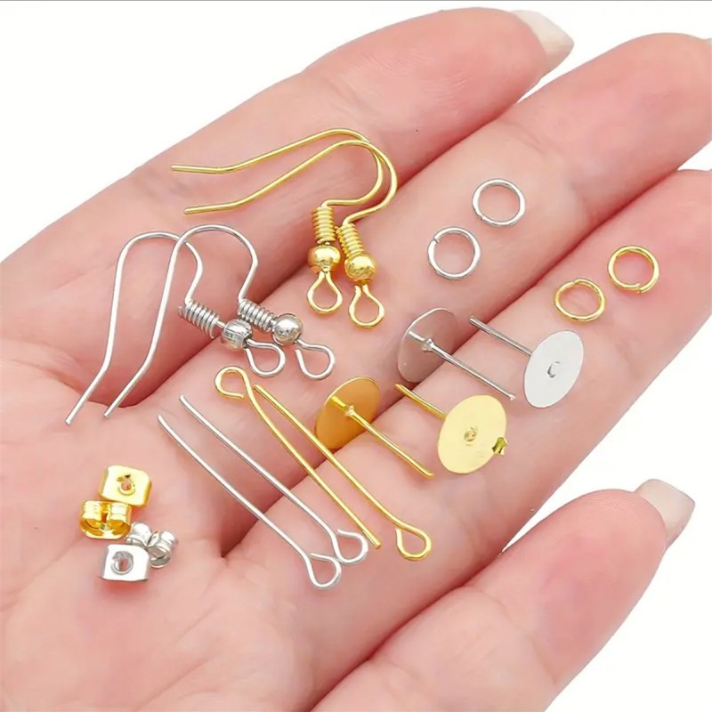 1 Set Box Ear Hook Single Loop - Jewelry Making Materials Wholesale recension och pris