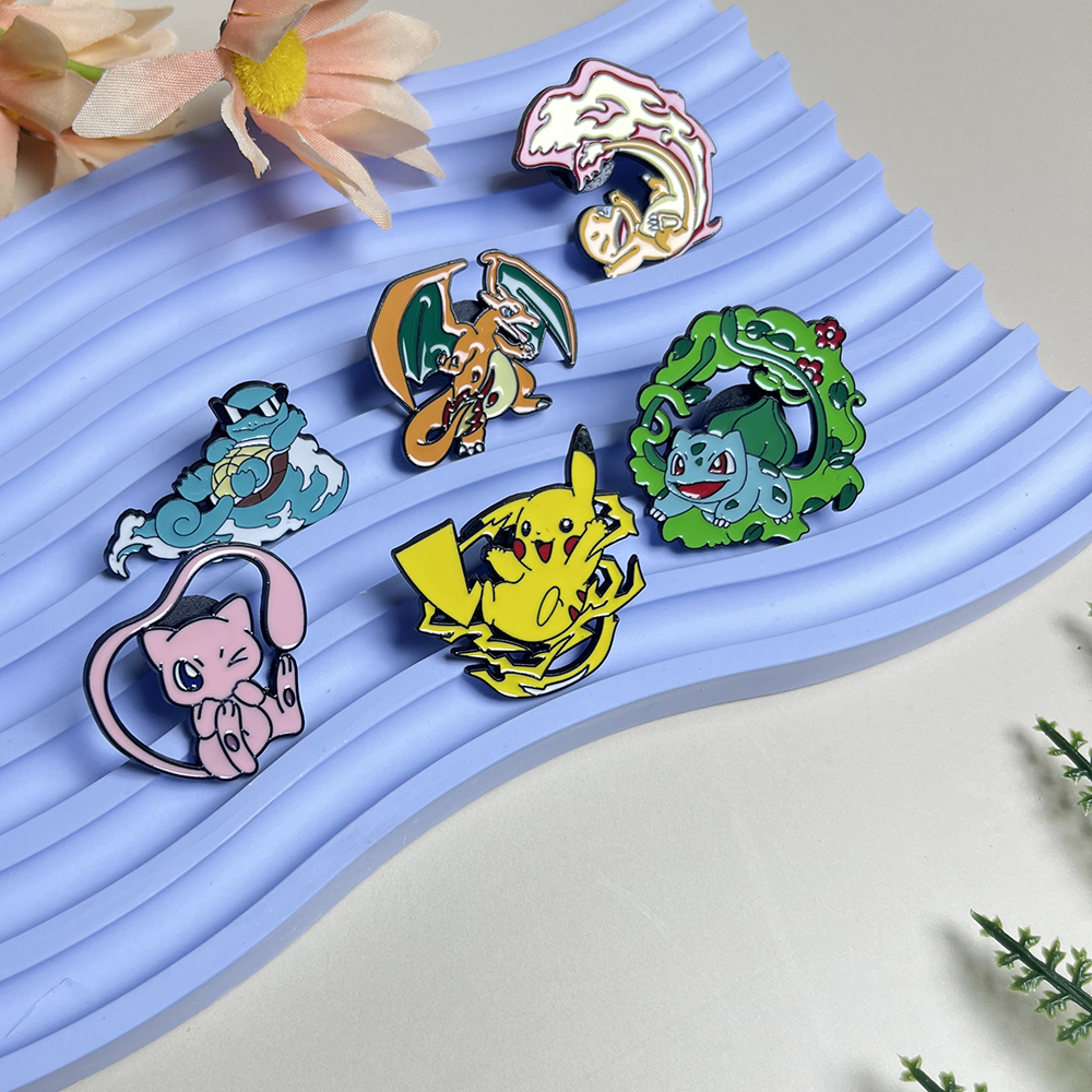 6pcs Anime Pins Set Pokemon En - Jewelry Making Kits recension och pris